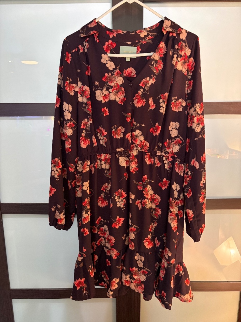 Long Sleeve Floral Dress